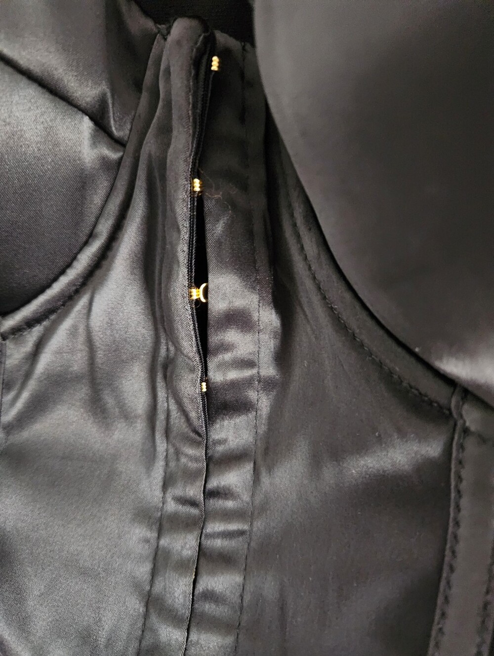 ICCON Black Women's Tailored Corset Blazer Size Medium - Picture 7 of 11